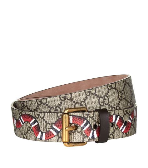 blue gucci belt mens|snake belt buckle gucci.